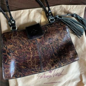 Patricia Nash Cheetah Leather Print Bag